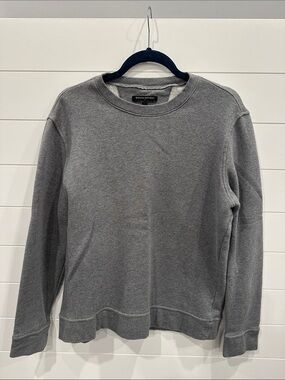 Banana Republic Men's Charcoal Crewneck Sweatshirt